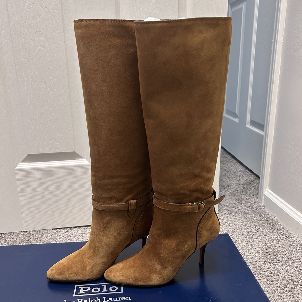 Polo by Ralph Lauren Women's Maple Suede Heeled Boots